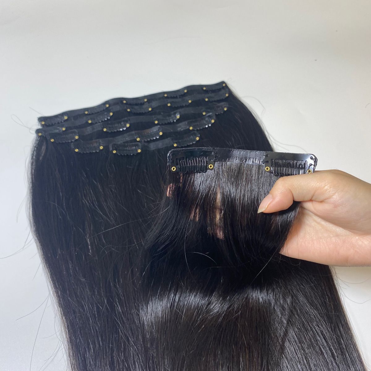 Seamless Clip in Hair Extensions 100% Human Hair,remy Hair Extensions Clip in Human Hair,human Hair Clip Ins Extensions